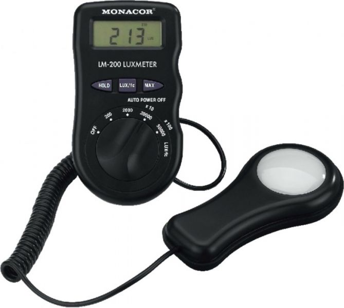 MONACOR LM-200 Digital Luxmeter