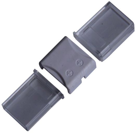 ISOLED Clip-Verbinder (max. 5A) für 4-pol. IP68 Flexstripes mit Breite 12mm, Pitch-Abstand >8mm
