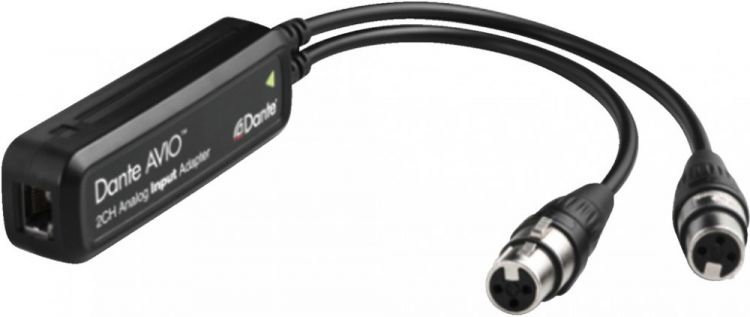 MONACOR ADP-DAI-2X0 Dante®-AVIO-Analog-Input-Adapter