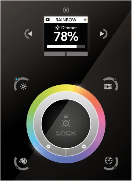 Cameo CONTROL PAD - Stick Edition black - Mehrzonen-DMX-Wandcontroller