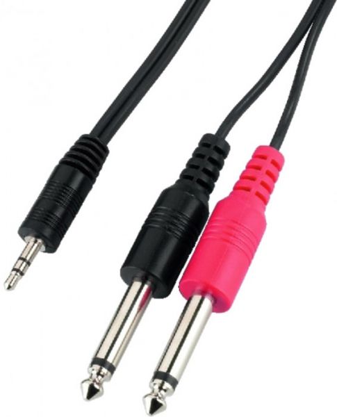 MONACOR MCA-204 Audio-Verbindungskabel, 2m