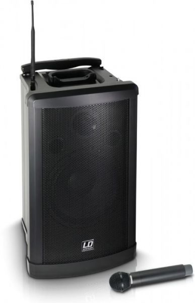LD Systems Roadman 102 B6 Mobiler PA Lautsprecher mit Handmikrofon