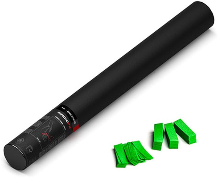 Magic FX Handbetriebene Konfettikanone 50cm - Hellgrün