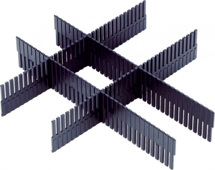 Adam Hall 19" Parts 87402 P2 Trennsteg längs für 19'' Schubladen 2 HE