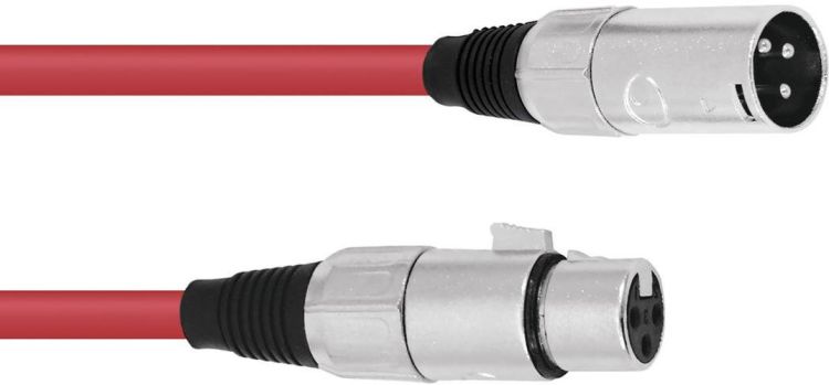 OMNITRONIC XLR Kabel 3pol 5m rt