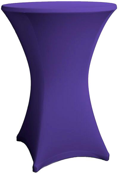 Stehtisch Husse lila für 80-86 cm Durchmesser Stretch