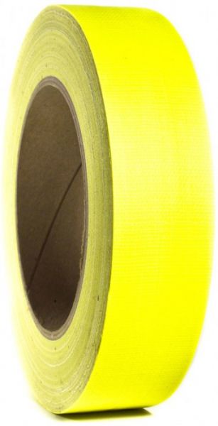 Adam Hall Accessories 58065 NYEL Gaffer Klebeband Neongelb 38mm x 25m